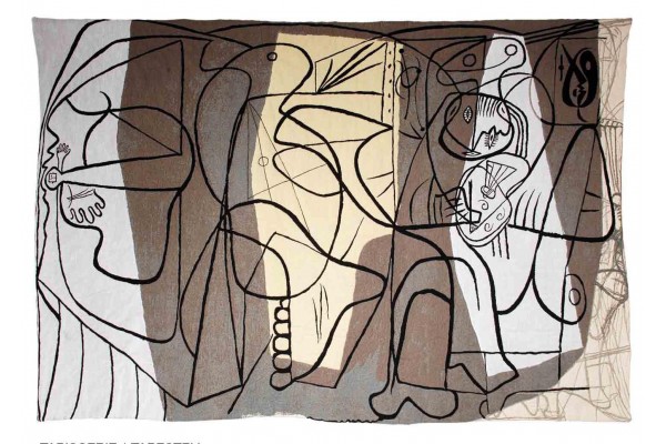 Gobelín  - Le peintre et son modele by Picasso ( rok 1926)